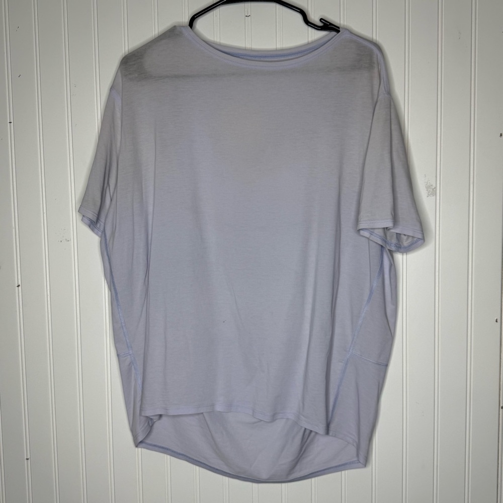 Lululemon Back in Action Short Sleeve  Oversized T-Shirt Size 10